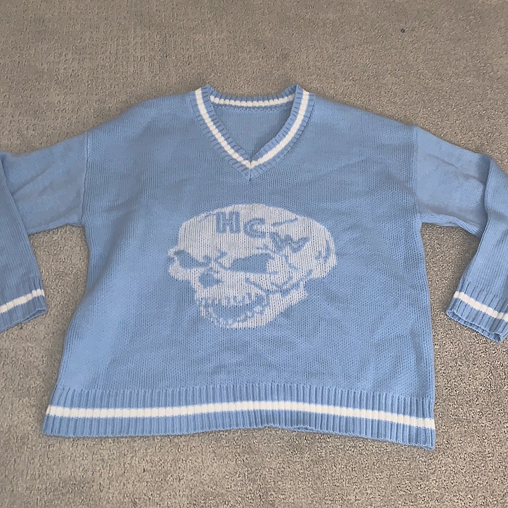 Heaven Can Wait dupe Blue sweater